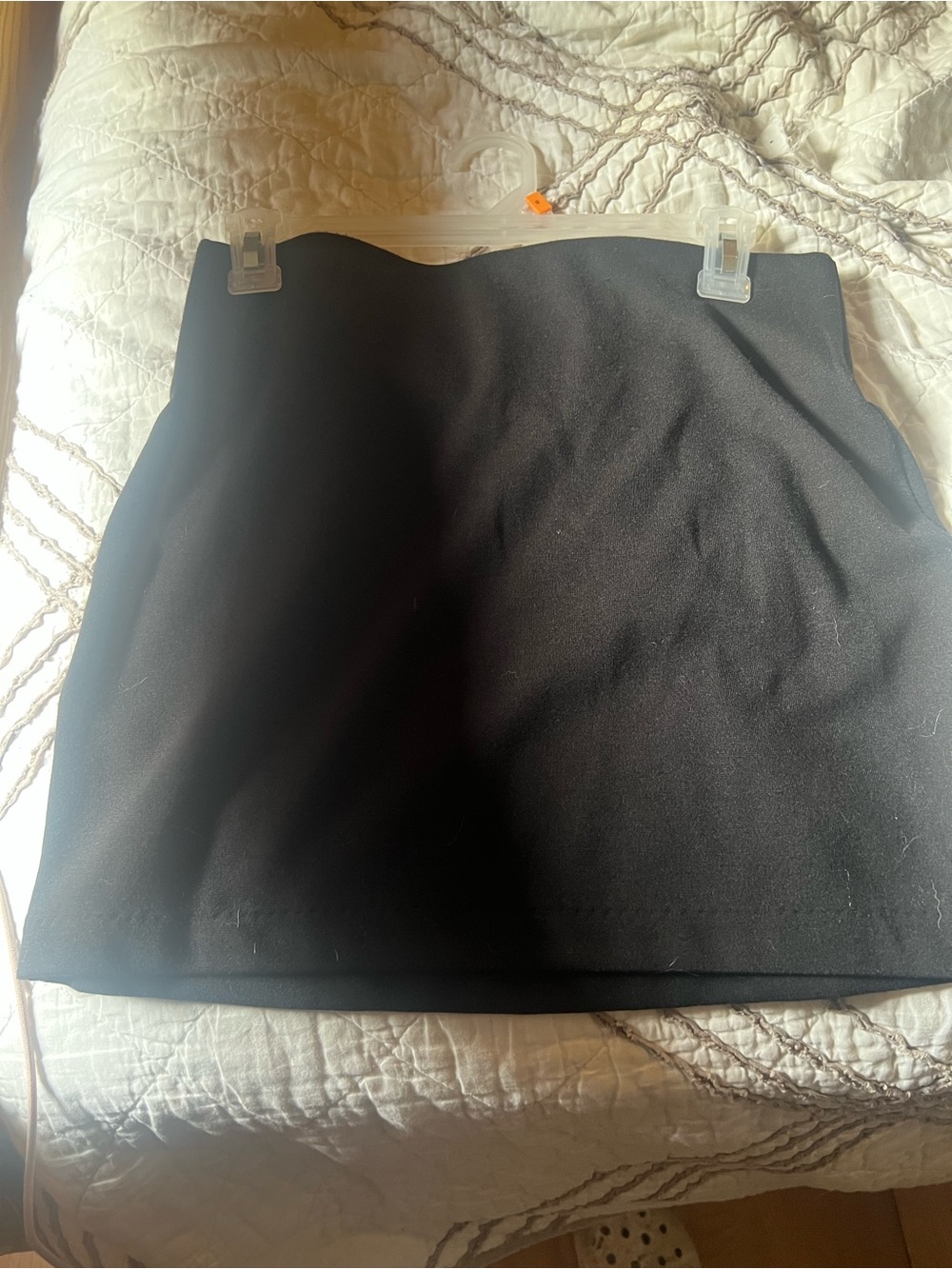 BCBGeneration Black Mini Skirt - Smooth A-Line